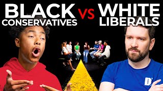 Black Conservatives vs White Liberals  Middle Ground [upl. by Ecilahs]