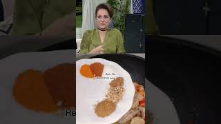 😲Bushra Ansari k father ne pakwaya karely mein chiken  chicken Karela recipeshorts​ youtubeshorts [upl. by Lovash]