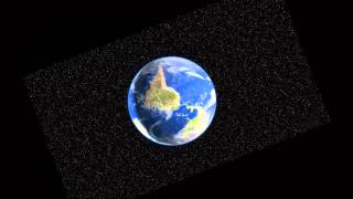 Spinning World Globe Animated Rotation Loop with 360 Turning Effects 1080p HD High Definition Video [upl. by Drauode]