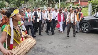 Saleng Sangma felicitated in Shillong [upl. by Boleyn]