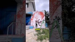 Monkey making on Neighbour Wall 🥵 [upl. by Kumar820]