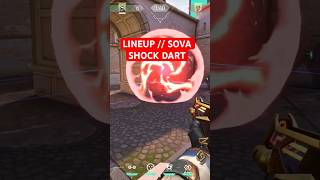 LINEUP  SOVA SHOCK DART IN ASCENT valorant valorantlineup sovalineup valorantricks [upl. by Weiner844]