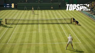 Top Spin 2K25  Matteo Berrettini Vs Daniil Medvedev I Wimbledon I Legend Difficulty PS5 [upl. by Fleisher]