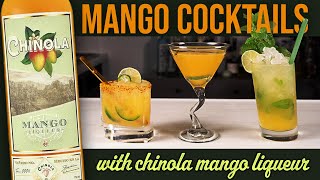 3 Chinola Mango Liqueur Cocktail Recipes [upl. by Lorrie]