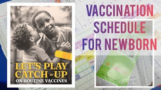 VaccinationImmunization ✅Schedule For NewbornMost Important Information ℹ️ [upl. by Kobi]