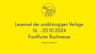 LESEINSEL der unabhängigen Verlage am 16 Oktober 2024 ab 1500 Uhr [upl. by Tabshey]