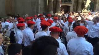 50 años tocando la Gaita Navarra en San Fermín Javier Lacunza [upl. by Ahsieuqal]