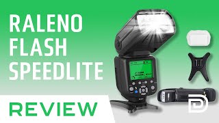 RALENO Flash Speedlite Review  Canon and Nikon DSLR Speedlight [upl. by Aliekahs586]