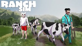 НАШ БИЗНЕС РАСШИРЯЕТСЯ ПОКУПКА МЯСНЫХ КОРОВ В RANCH SIMULATOR [upl. by Curcio439]