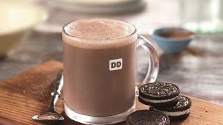 Dunkin Donuts Oreo Hot Chocolate Review [upl. by Roper]