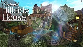 Secluded Hillside House  Tour  Bloxburg Roblox [upl. by Liahcim]