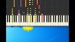 LeAnn Rimes one way ticket Piano tutorial by Synthesia [upl. by Auliffe]