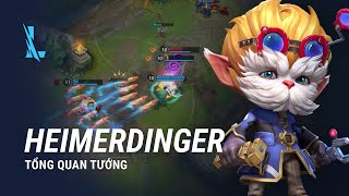 Tổng Quan Tướng Heimerdinger  Lối Chơi  Liên Minh Huyền Thoại Tốc Chiến [upl. by Larrej]