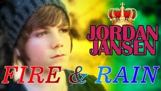 Fire and Rain  James Taylor Cover by 12 year old Jordan Jansen [upl. by Novehc]