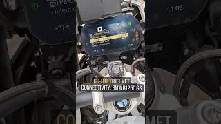 BMW R 1250 GS offers CoRider Helmet Connectivity isnt this cool shorts bmw bmwbikes [upl. by Letta373]