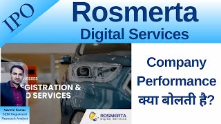 Rosmerta Digital Services IPO  Rosmerta Digital Services Limited Analysis  GMP  Review  IPO [upl. by Abel]