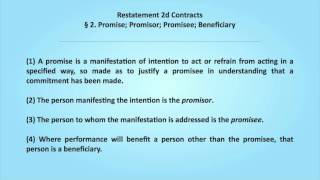 12 Contracts Promissory Estoppel [upl. by Irtimid]