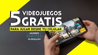 5 videojuegos GRATIS para CELULAR [upl. by Enomal]