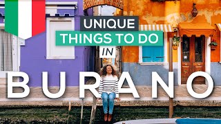 10 BEST Things to do in Burano Italy 🌈🇮🇹 ULTIMATE Guide [upl. by Euqinomad475]