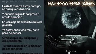 HADES66  EMOCIONES LETRA [upl. by Enalahs]