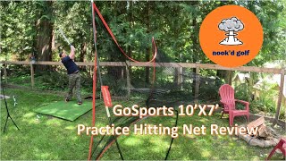 Watch This First GoSports 10X7 Golf Practice Net Review [upl. by Berhley]