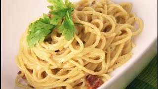 Comment faire des pâtes à la Carbonara  Cooking with Mira [upl. by Enytsirk]