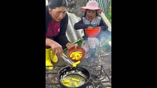 Preparando exquisitos deditos de plátano junto a mi mami  Monica Campos [upl. by Romola967]