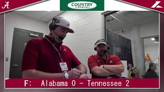 Alabama vs Tennessee Live Booth Cam  Game 2  April 27th [upl. by Layman843]