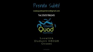 Osala Quad Experience Produzioni Entumovies [upl. by Nyrrat571]