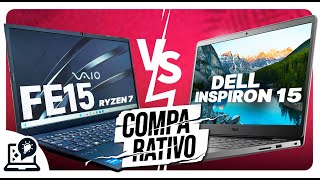 VAIO FE15 Ryzen 7 vs Dell Inspiron 15 Qual é o Melhor Notebook [upl. by Aidnac256]