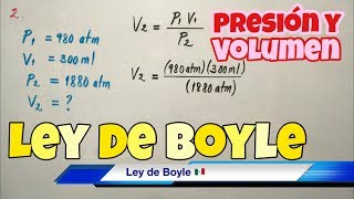 Ley de Boyle Presión y Volumen [upl. by Ecidna]