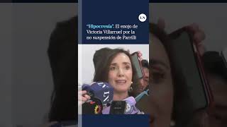 El descargo de Victoria Villarruel por la decisión del Senado de no suspender a Parrilli [upl. by Yetsirhc78]