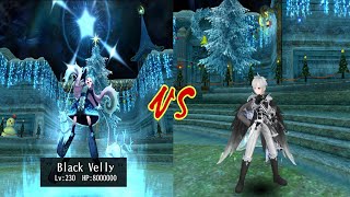 Toram Online  Solo VS Black Velly Hard Katana  New Boss Xmas Event [upl. by Ellennoj]