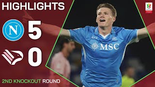 NAPOLIPALERMO 50  HIGHLIGHTS  McTominay scores for Napoli  Coppa Italia Frecciarossa 202425 [upl. by Suiram]