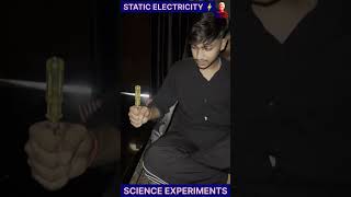 static electricity  science experiments experiment physics science [upl. by Erotavlas703]