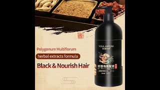 Polygonum multiflorum black hair shampoo [upl. by Katuscha]