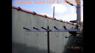 CUBICAL QUAD UHF BY PU2OKE 2014 [upl. by Westfahl]