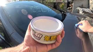 Review  SOFT99 Fusso Coat 12 Months Wax  waxed car [upl. by Eelahs901]