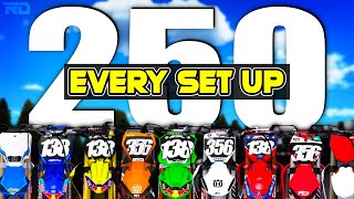 I made a SET UP for EVERY 250 in MX BIKES [upl. by Sadella]