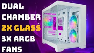 Check Out The TECWARE VXN Evo Is This Ultimate Dual Chamber MATX ARGB Case Review and Build [upl. by Anerual]