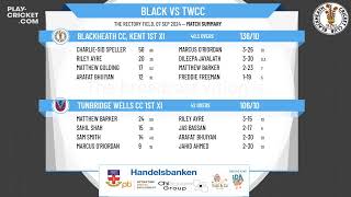 Blackheath CC Kent 1st XI v Tunbridge Wells CC 1st XI [upl. by Eellek]