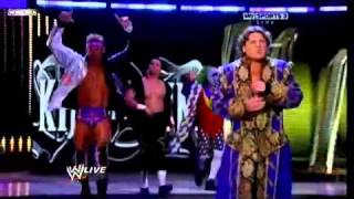 Santino Marella Vladimir Kozlov Great Khali and Goldust vs William Regal Zack Ryder Primo Colon [upl. by Jemmy679]