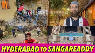 Hyderabad to Sangareddy  Family dinner  picnic spot  shehbaazkhan vlog entertainment [upl. by Skvorak512]