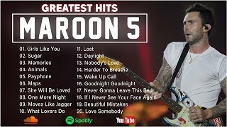 The Best Of Maroon 5  Maroon 5 Greatest Hits Full Album 2023 [upl. by Elaweda]