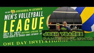 Josh Ybañez Game Highlights  AvocadoriaPh Volleyball League [upl. by Enorahs438]