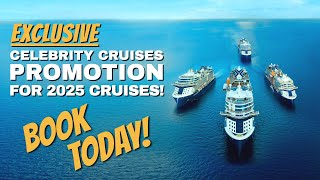 EXCLUSIVE CELEBRITY CRUISES PROMOTION  Free Prepaid Gratuities for 2025 Cruises  BOOK TODAY [upl. by Miarhpe605]