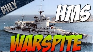 World Of Warships  BATTLESHIP WARSPITE  Royal NAVY Battleship Gameplay [upl. by Willey114]