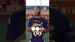 RAHEEM STERLING names TOP FIVE FAVOURITE players ever 😍 shorts football soccer [upl. by Meletius]