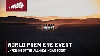 World Premiere Event  The AllNew Indian Scout [upl. by Dira633]