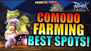 COMODO BEST FARMING SPOTS  RAGNAROK ORIGIN [upl. by Siderf]